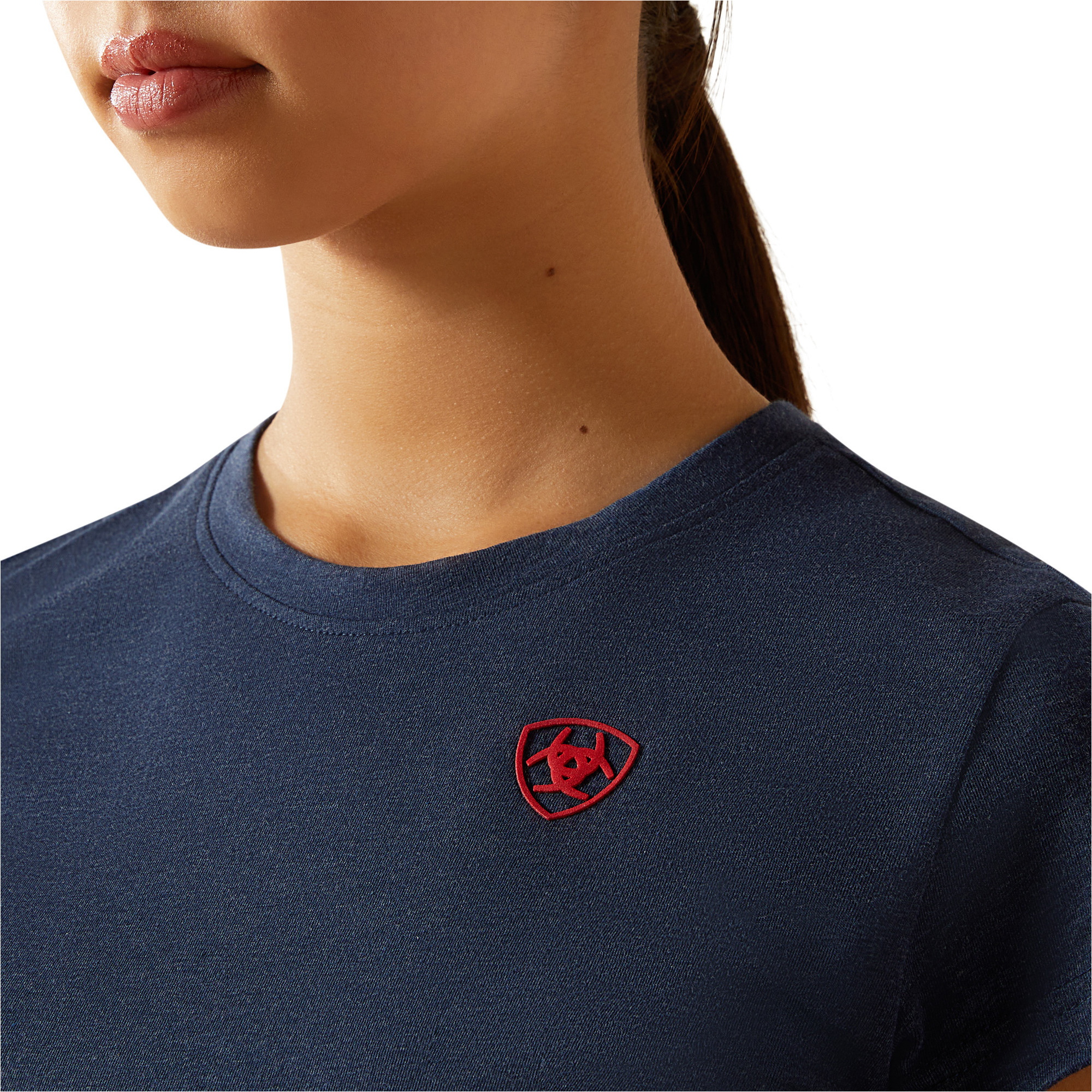 2025 Ariat Junior BV Logo T-Shirt 10062569 - Navy Heather